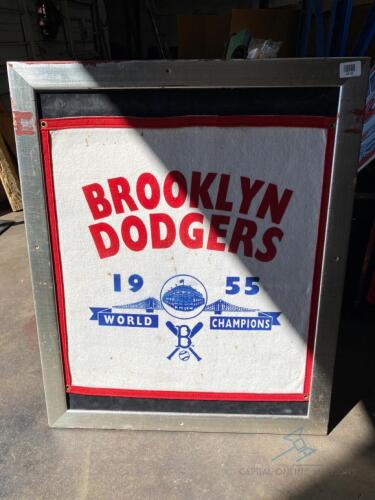 Brooklyn Dodgers Framed Cloth