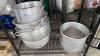 Lot of Smallware Including Pots, Pans, and more (shelving not included) - 2