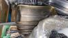 Tub of Smallware with Pastry Pans, Hotel Pans, and More - 2