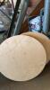 (2) 4ft round unfinished table tops - 5