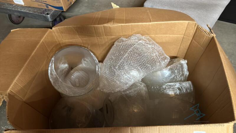 Box of 8 Assorted Glass Bowls