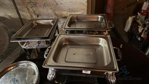 (3) Chafing Dishes