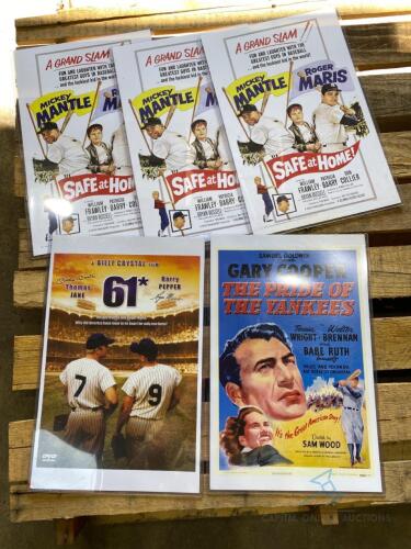 Lot of 5 Laminated Posters