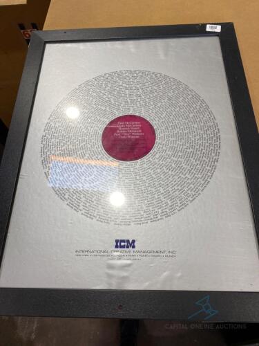 Framed Paul McCartney Tour Poster