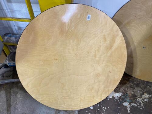 (2) Round Table Tops