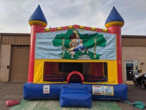 Go Diego Go 15x15 Panel Banner for Module Panel Bounce House - Banner Only