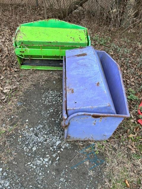 (2) VINTAGE MERRY MIXER CARNIVAL RIDE CARS