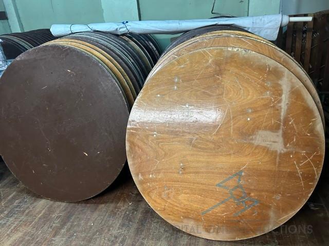 (10) USED 60" ROUND TABLES