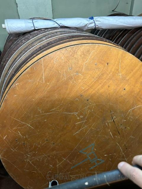 (10) USED 60" ROUND TABLES