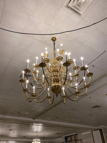 GOLD CHANDELIER