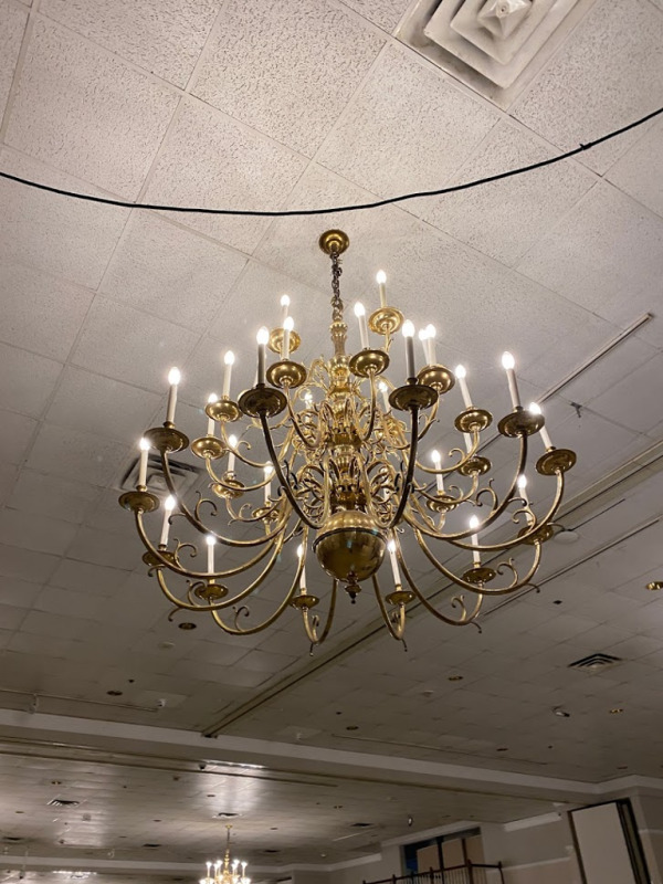 GOLD CHANDELIER