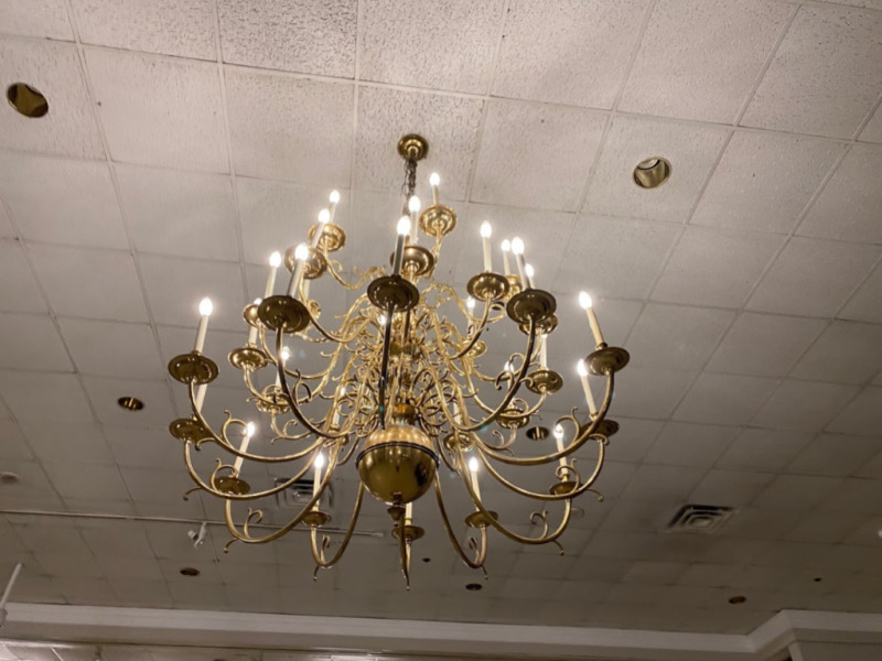 GOLD CHANDELIER