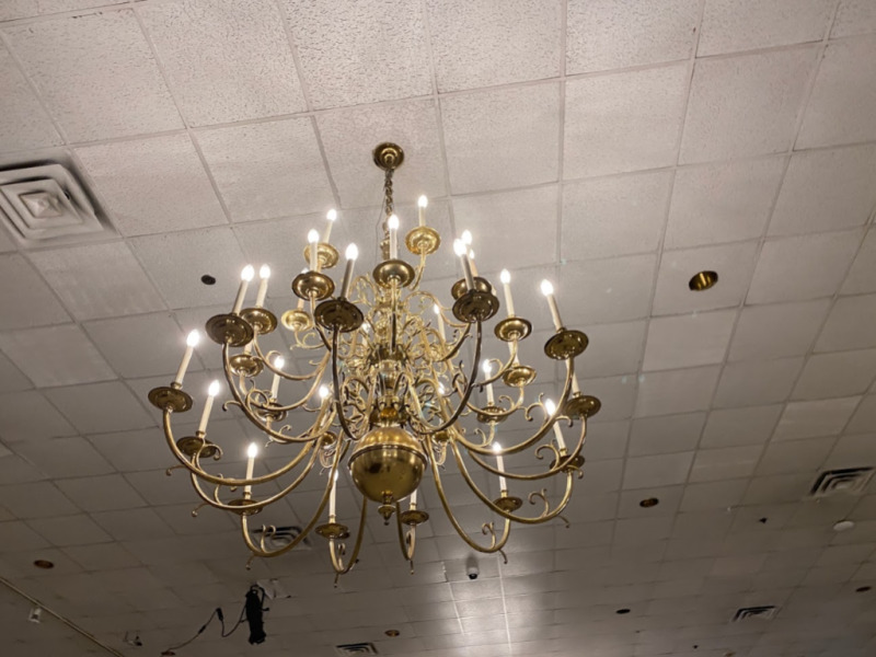 GOLD CHANDELIER