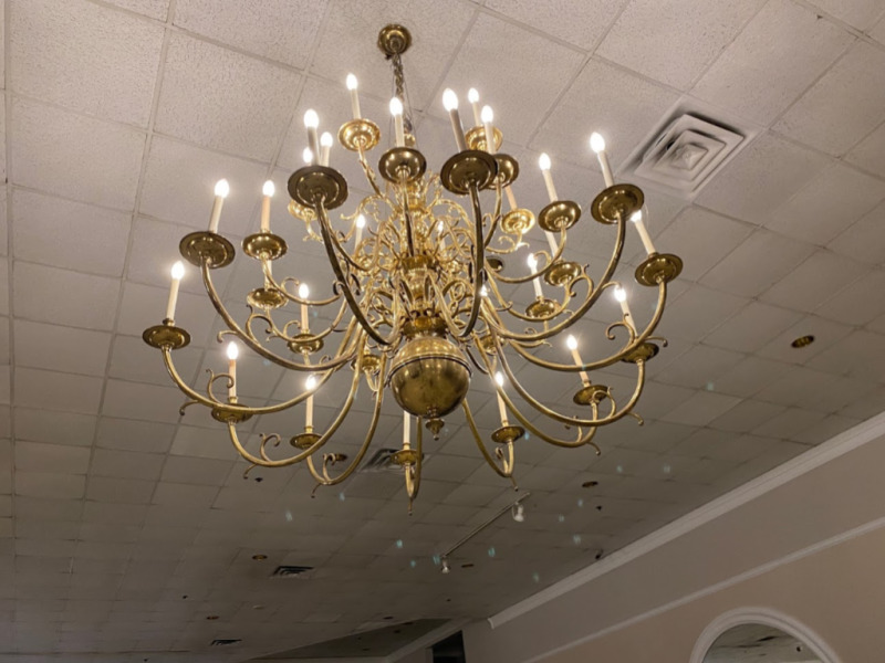 GOLD CHANDELIER