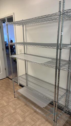 Wire type shelving unit