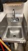 Sink with Soap and Paper Towel Dispensers - 2