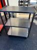 Regency 19" x 31" Three Shelf Stainless Steel Utility Cart - Fully Welded - 2