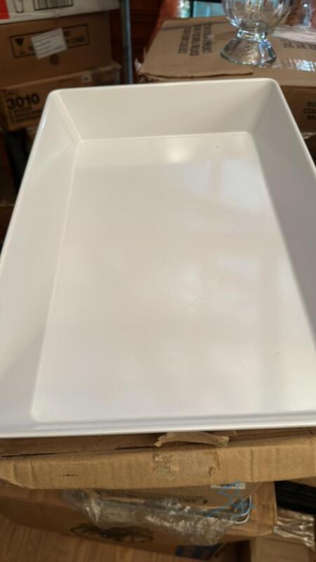 (6) Melamine Rectangle Serving Dish 18x24