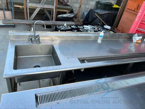 Stainless Steel Sink with Drain