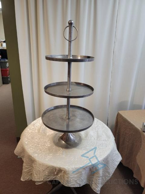 Aluminum, Medium 3 Tier Stand