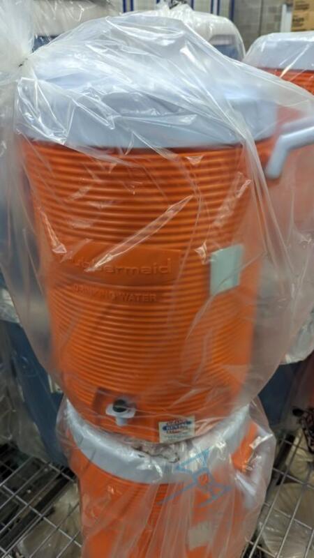 (4) Cooler, 5 Gallon Water Cooler, Orange