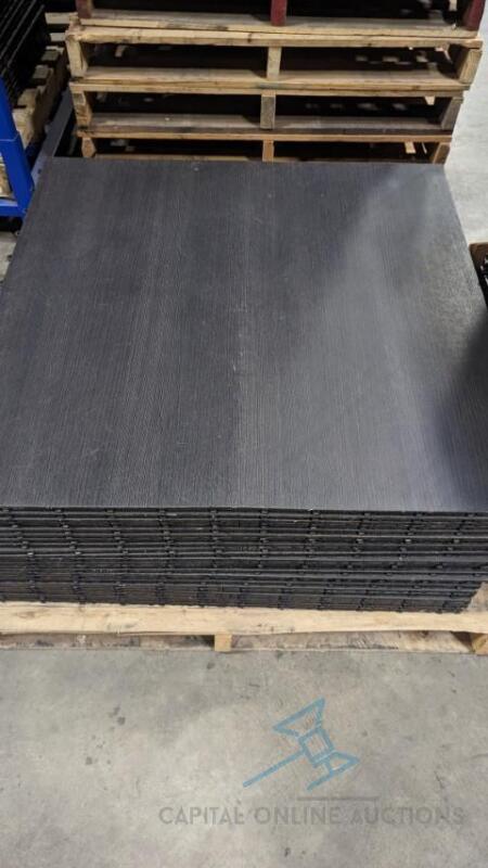 (49) Flooring, Black Dance Floor 3x3