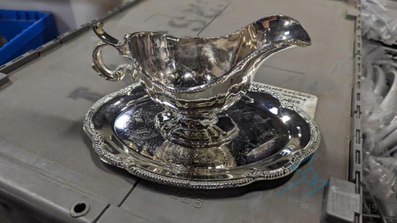 (16) Silver, Gravy Boat