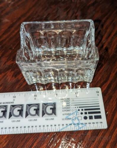 (25) Glass, Sugar Caddy