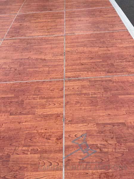 20' X 20' Cherry Dance Floor with Edging