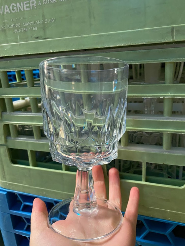 LOT OF 375 WATER GLASSES