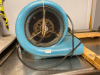 1/4 HP Air Mover Blower Fan for Water Damage Restoration Carpet Dryer Floor Home and Plumbing