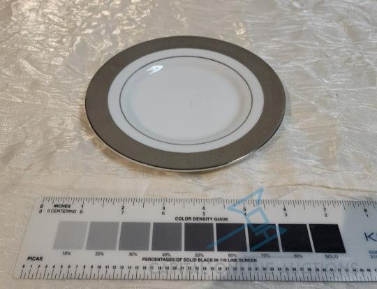 (46) China, Estate Platinum 6in Bread & Butter Plate