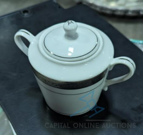 (16) China, Estate Platinum Sugar Bowl