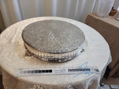 Silver Cake Stand Set