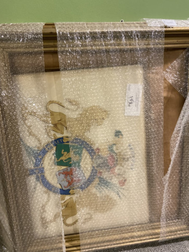 Framed Lion Symbol