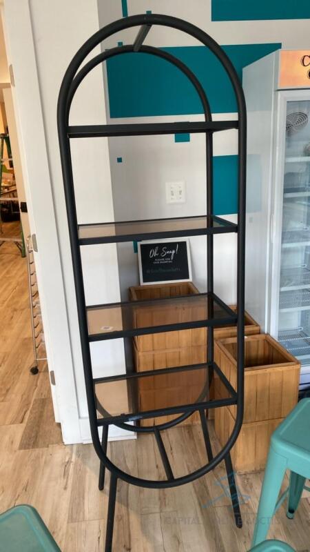 Glass Shelving Unit