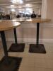 Lot of (3) High Top Tables - 2