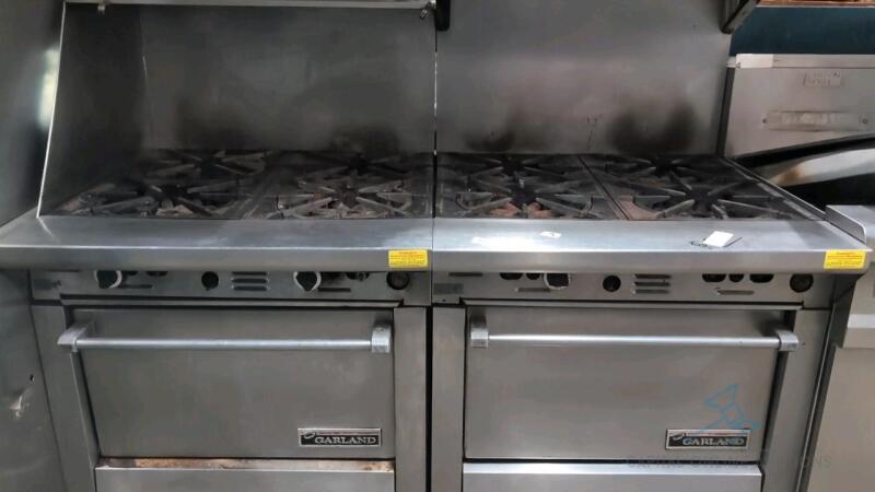 Garland 8 Burner and Oven