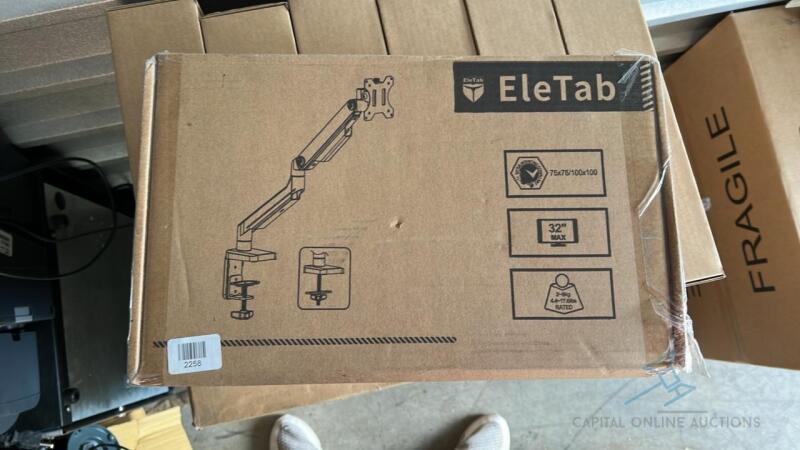 New in Box Eletab Single Monitor Mount