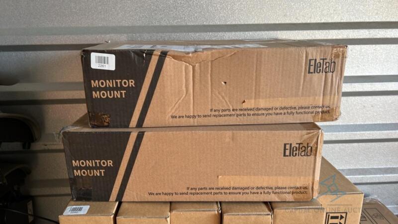 (2) New in Box EleTab Monitor Mounts