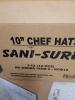 Box of 10" Chef Hats