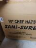 Box of 10" Chef Hats - 4