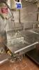 Lot of Clean and Dirty Stainless Steel Dishwashing Tables - 5