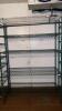 (3) Green Wire Shelving Units - 3