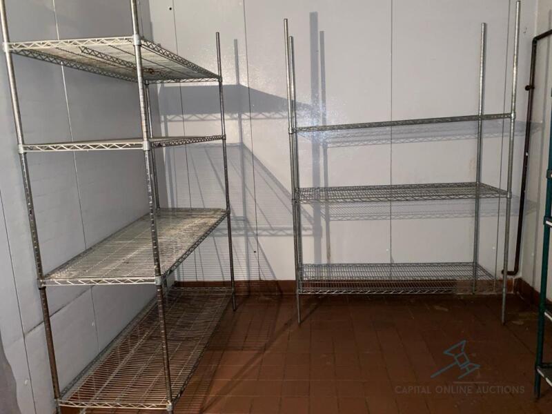 (2) Wire Shelving Units