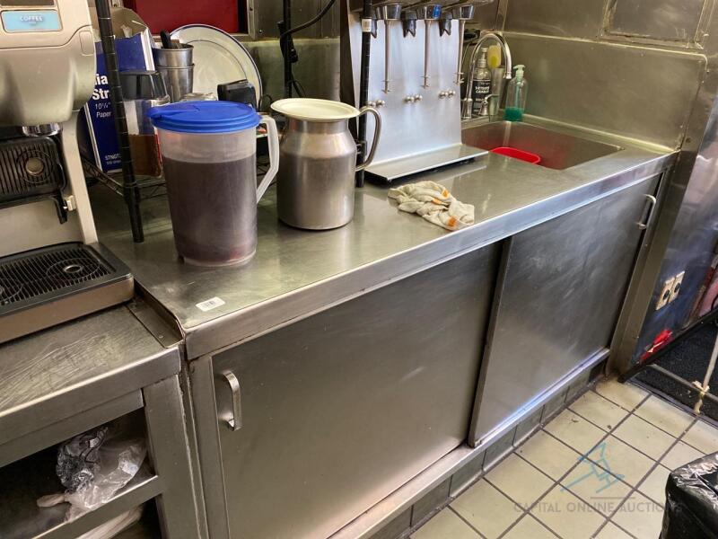 Stainless Steel Work Station with Sink