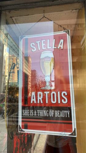 Stella Artois Metal Sign