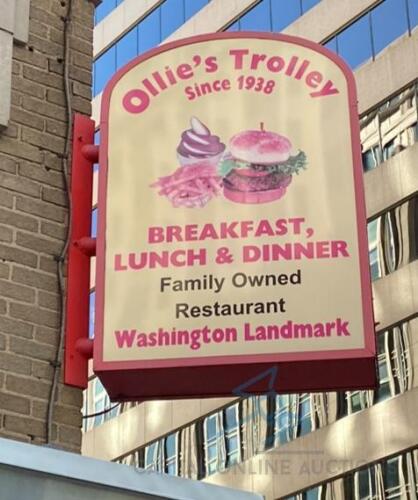 Ollie’s Trolley Since 1938 Sign