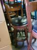 4 Black Swivel Bar Stools - 4