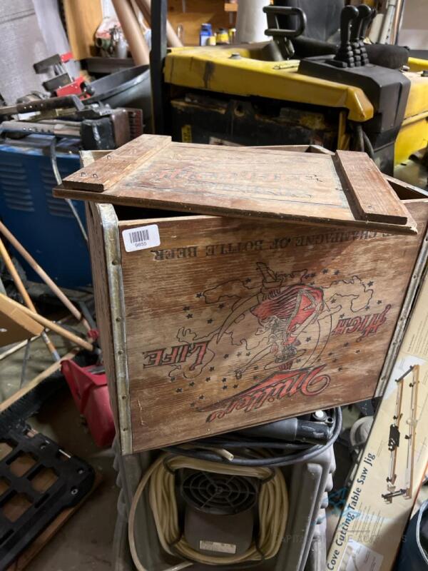 Miller High Life Wood Crate